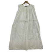 mizuiroind ノースリーブワンピース コットン 白