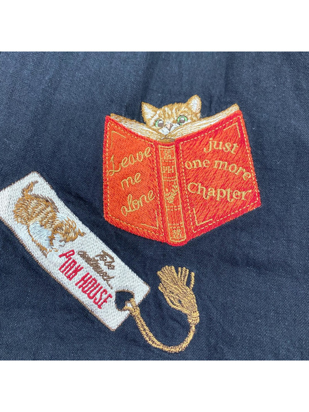 PINK HOUSE ロングスカート 書斎ノ猫タチ刺繍入リ