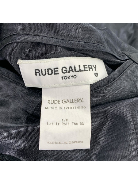 RUDE GALLERY ジャケット 17AW MEX SOUVENIR JACKET 2 BLK