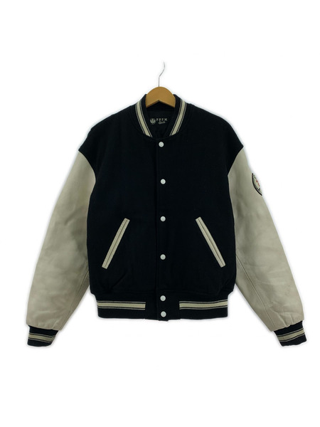 ブルゾン・ジャンパー PPFM バック刺繍 スタジャン ブラック