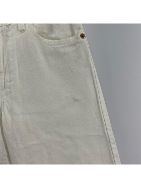 Levi's デニム・ジーンズ 550 USA製 ボタン裏513 白 (W28)