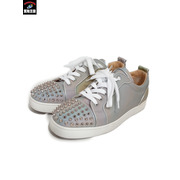 靴 C.Louboutin スタッズ　スニーカー　グレー　43.5