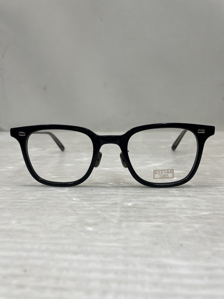 EYEVAN 7285 319 プラスチック ウェリントン メガネフレーム ブラック