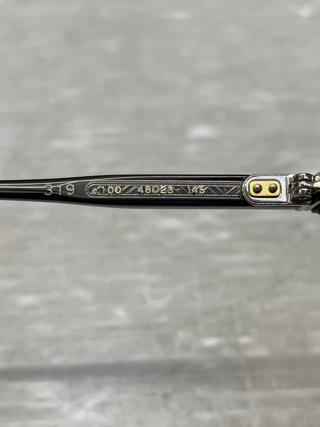 EYEVAN 7285 319 プラスチック ウェリントン メガネフレーム ブラック
