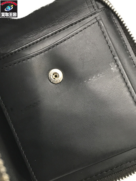 LV コンパクトウォレット モノグラムグラセ ポルトビエ モネ 茶