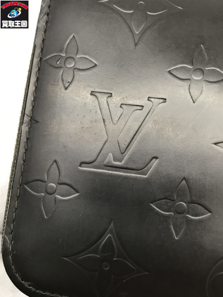 LV コンパクトウォレット モノグラムグラセ ポルトビエ モネ 茶