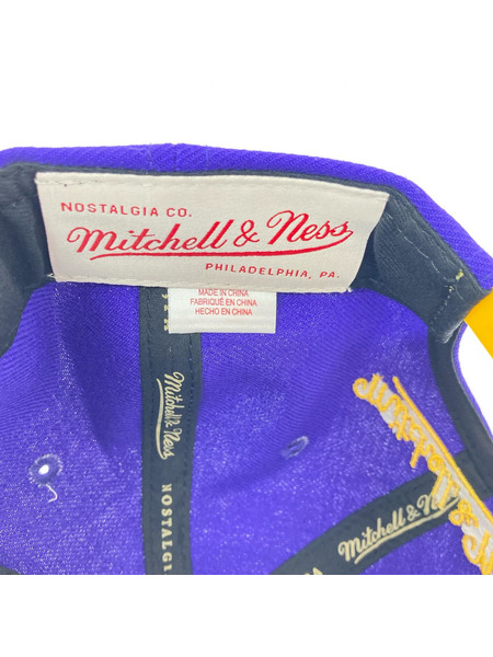 キャップ mitchell＆ness LAKERSキャップ