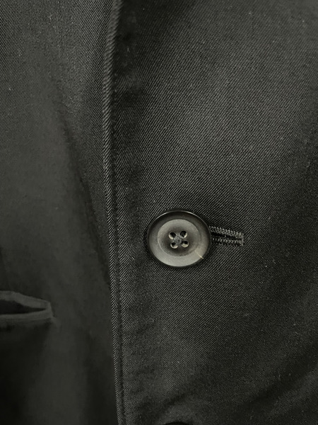 Yohji Yamamoto POUR HOMME ウールギャバ 3Bジャケット 2 ブラック HR-J30-100