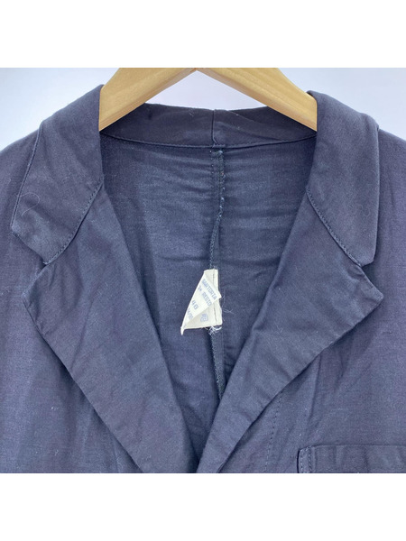 OLD・VINTAGE ミリタリージャケット イタリア軍 ワークコート 黒 (48)