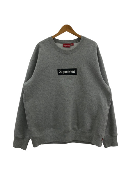 Supreme スウェット・トレーナー Box Logo Crewneck Heather Gre