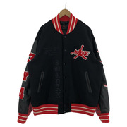 JORDAN BRAND M J AWNY VARSITY JACKET UNIVERSITY RED/BLACK[値下]
