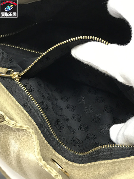 LOEWE ハンドバッグ ナッパアイレ/ゴールド
