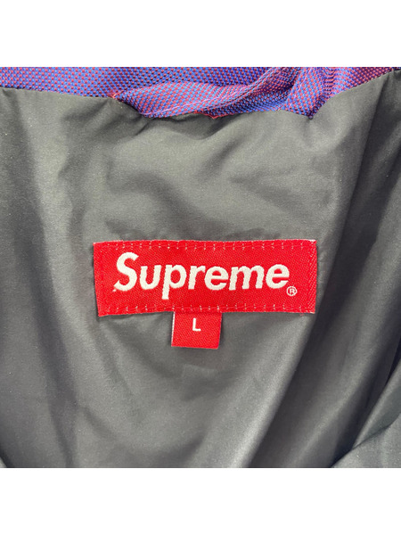 Supreme ダウンジャケット 19AW IRIDESCENT PUFFY JACKET 紫 (L)