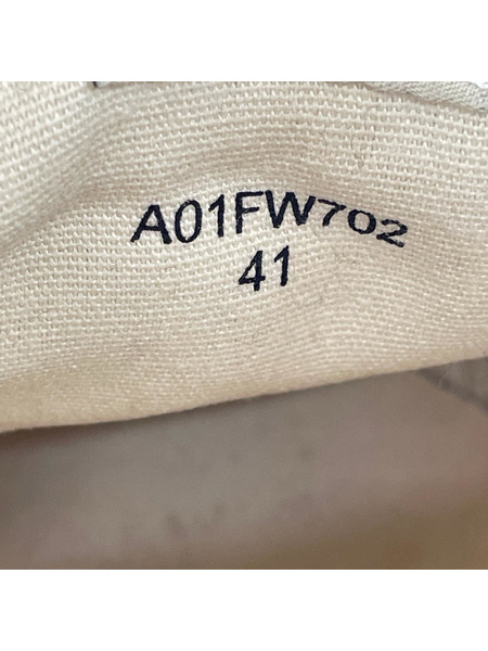MIHARA YASUHIRO PETERSON CANVAS LOW SNEAKER 41 グレー A01FW702