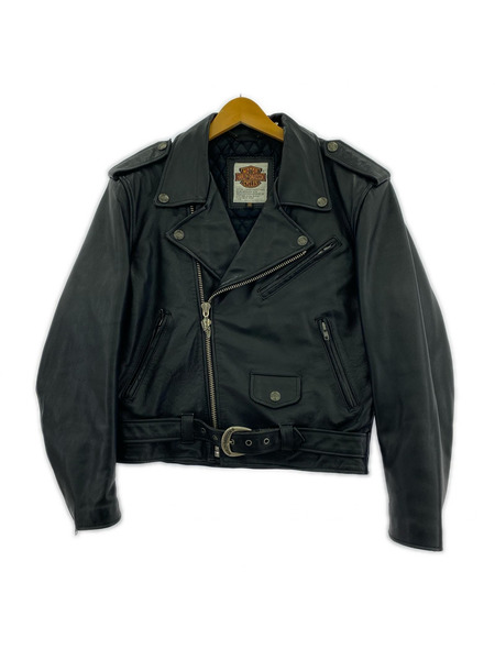 Harley-Davidson ジャケット 本革 ダブルライダース 黒