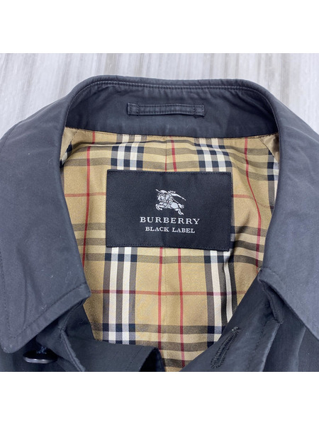 BURBERRY BLACK LABEL/ステンカラーコート/BLK/M