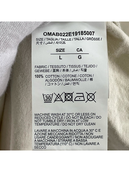 OFF-WHITE 長袖Tシャツ・カットソー 19AW Diag Bats Double Sleeve Tee L