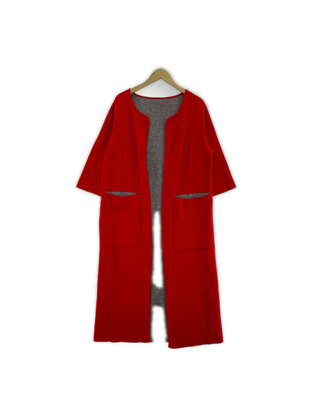 ジャケット CG&BG 赤 カシミヤ80％ コート