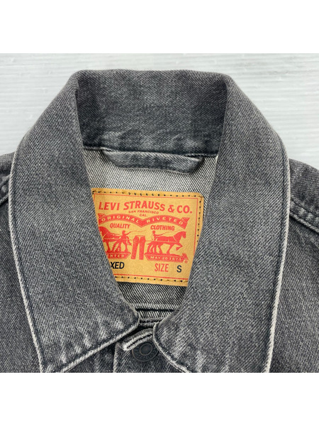 Levi's デニムジャケット 2nd TYPE RELAXED 先染メブラック (S)A7632-0002