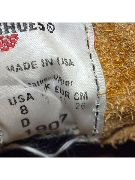 RED WING ブーツ 1907ジッパーユニット クラシックモックブーツ