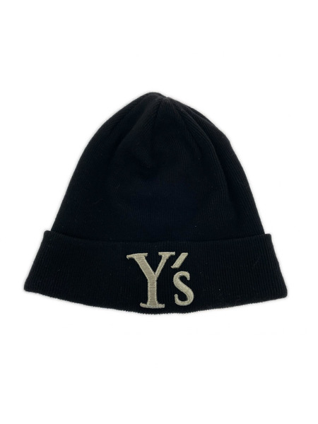 Y's ニットキャップ NEWERA 白文字ロゴ