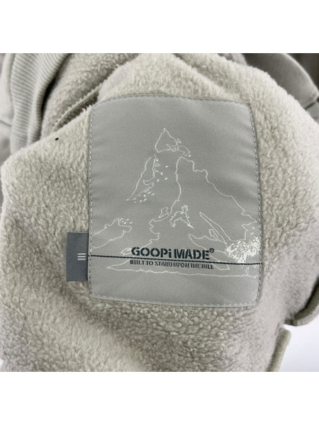 GOOPiMADE 7-C1 G-System Sweat Hoodie ジップパーカー 3 アイボリー[値下]