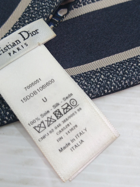 Dior オブリーク/ミッツァ/スカーフ/シルク100％ 15DOB1061600[値下]