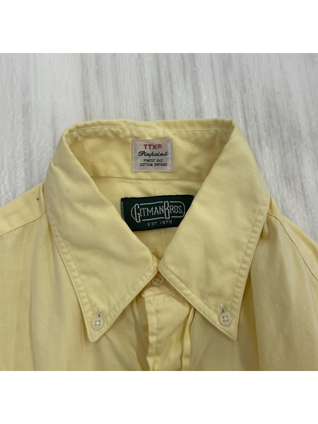 GITMAN BROS. 長袖シャツ 薄黄