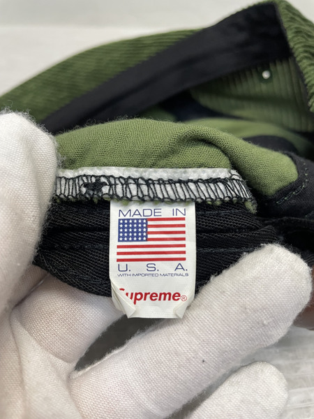 Supreme 25AW Corduroy Camp Cap GRN 