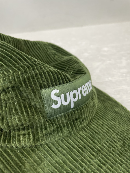 Supreme 25AW Corduroy Camp Cap GRN 