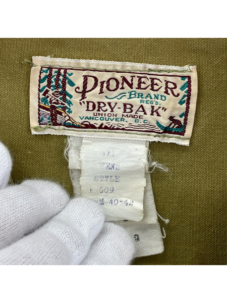 OLD・VINTAGE ソノ他 50s Pionner Brand Dry-bak ダックハンティングベスト M