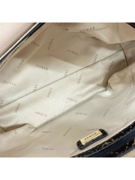 GUESS トートバッグ 総柄トートバッグ BRW