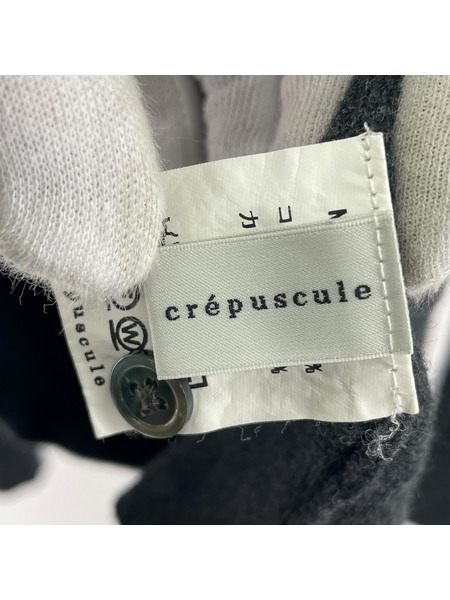 crepuscule ポロシャツ ニットポロシャツ GRY