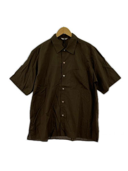 AURALEE WASHED FINX TYPEWRITER OPEN CO LLAR SHIRT SIZE 4 A｜商品