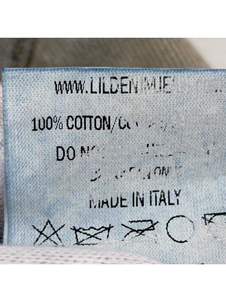 Lildenimjean 加工 クラッシュデニムパンツ 32 サックス