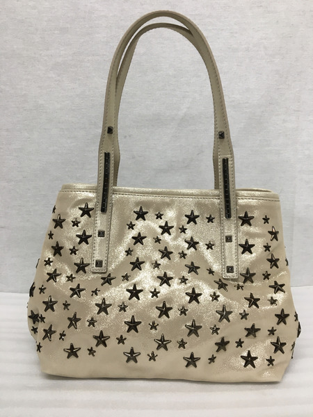 JIMMY CHOO ハンドバッグ ベージュ｜商品番号：2200006944522