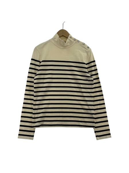 JEAN PAUL GAULTIER FEMME  ボーダー 変形lstee ドラゴン 48 アイボリー