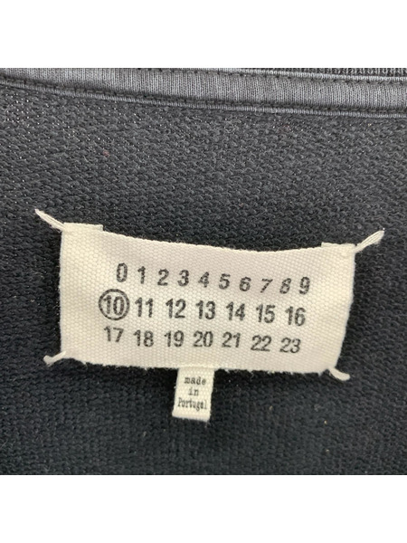 MAISON MARGIELA 17AW/10再構築リメイクドッキングスウェット/50/BLK