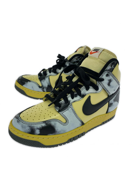 NIKE スニーカー Dunk High Black Acid Wash 25.5cm