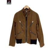 メンズラグ衣料COACH ジップバラクーダジャケット (48) 茶