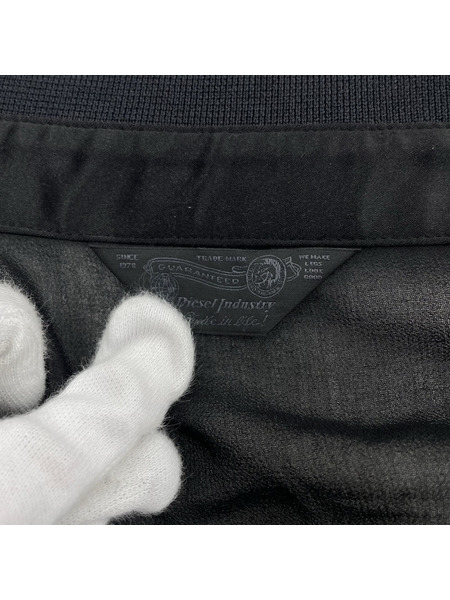 DIESEL シアー切替S/Sプルオーバーシャツ (XXS) インディゴ