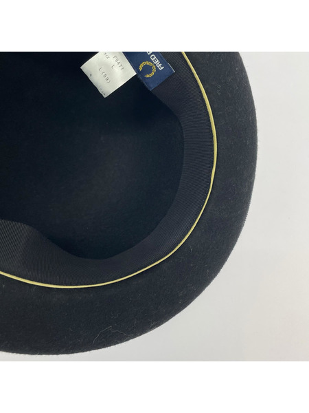 FRED PERRY ボーラーハット 黒