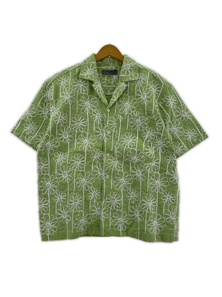 半袖シャツ trendywu 総柄シャツ