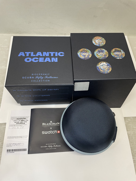 Swatch×Blancpain Fifty Fathoms ATLANTIC OCEAN 腕時計 AT
