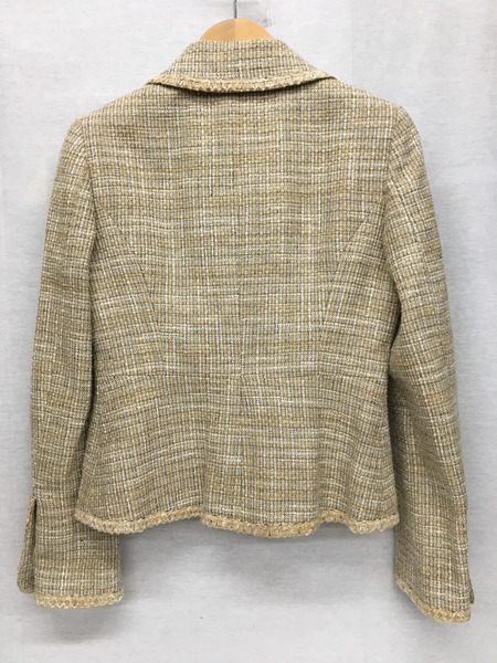 CHNEL　レディースラグ衣料 1Bツイードジャケット/36/2003春コレクション