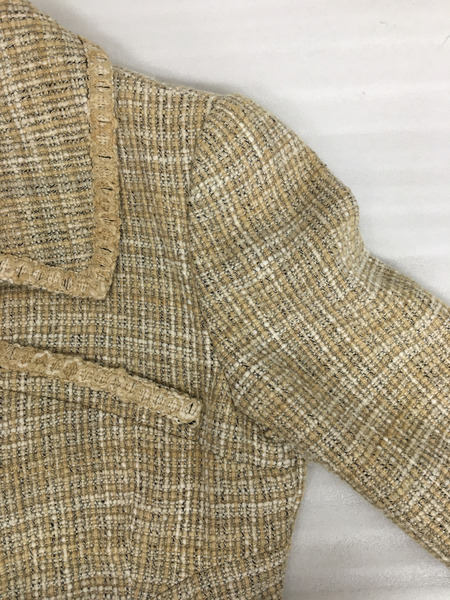 CHNEL　レディースラグ衣料 1Bツイードジャケット/36/2003春コレクション