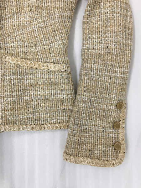 CHNEL　レディースラグ衣料 1Bツイードジャケット/36/2003春コレクション