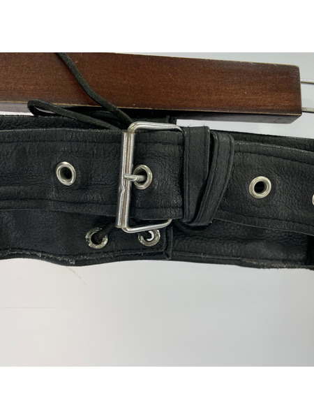 ソノ他 USA製 レザーチャップス 黒