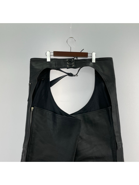 ソノ他 USA製 レザーチャップス 黒