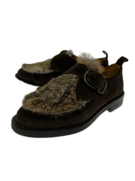 Hender Scheme シューズ rabbit fur single monk